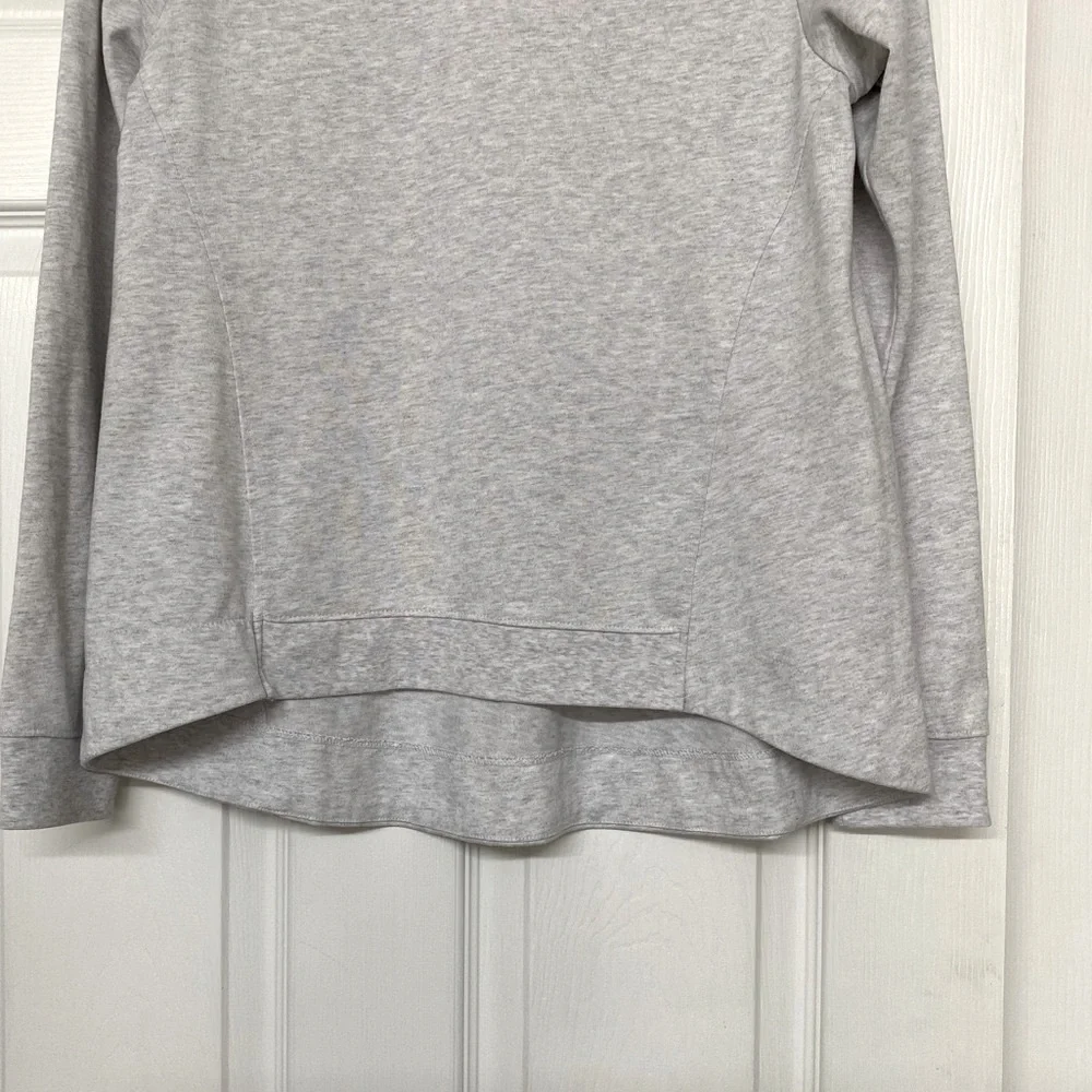 Nike Long Line High Low Long Sleeve Heavy Weight T-shirt Active Lounge Sz XS